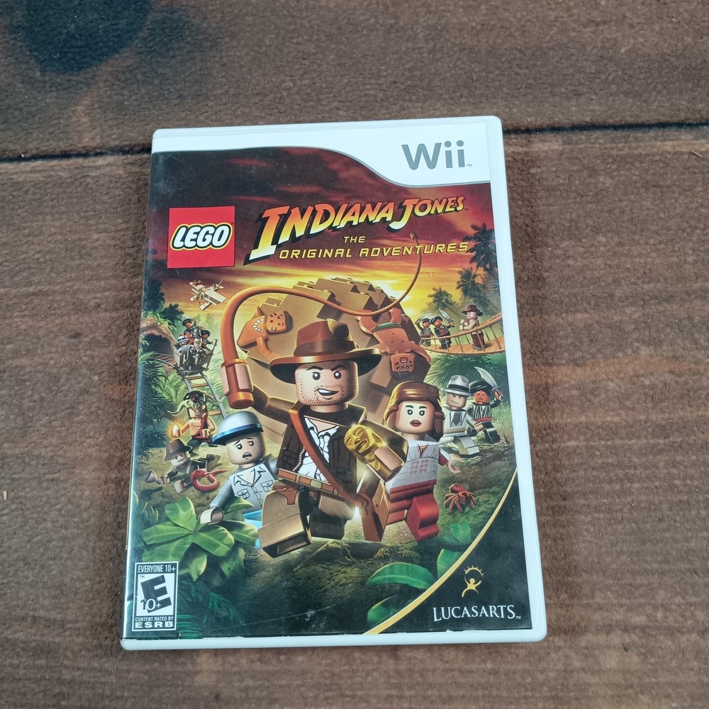 LEGO Indiana Jones The Original Adventures Nintendo Wii Video Game Complete